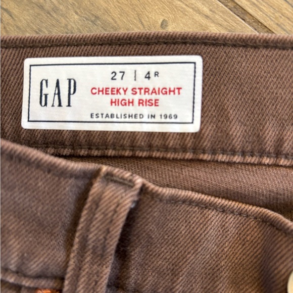 GAP Women’s cheeky straight high rise jeans size 27 - Picture 2 of 5